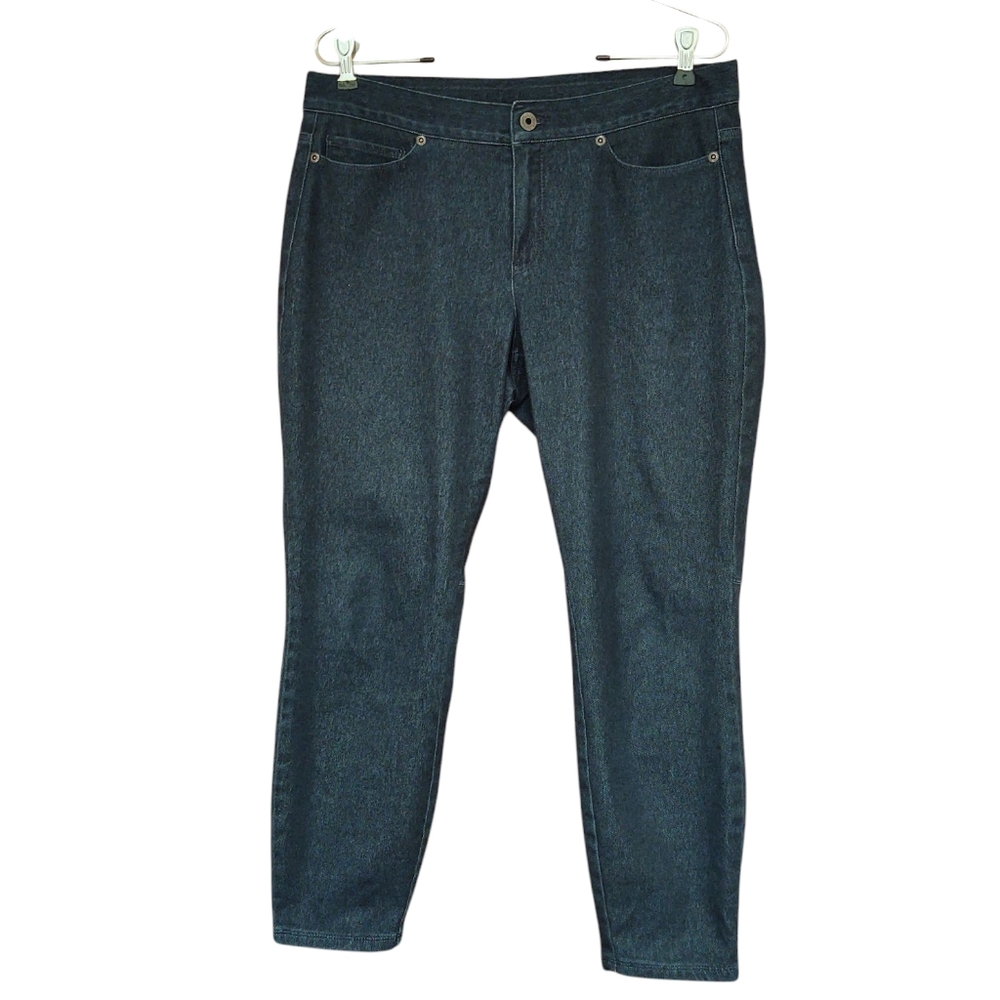 EUC J.Jill Cropped Blue Jeans Size 10P
